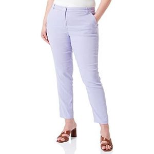 Pinko Mooie broek van stretch linnen voor dames, Y28_Orchidee licht, 44 NL