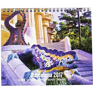 Grupo Erik Editores Barcelona Deluxe Desktop Kalender 2017,