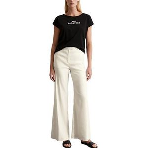 Marc O'Polo - T-shirt - Effen - Puur Katoen - Relaxed Fit - Korte Mouwen