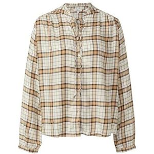 s.Oliver RED LABEL - Overhemdblouse - Regular Fit - All-over Motief - Geruit