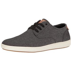 Steve Madden Fenta Sneaker voor heren, Zwarte stof, 45 EU