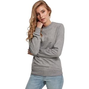 Build Your Brand Dames By025-dames Light Crewneck Sweater