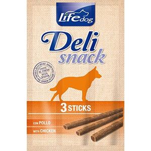 Life Dog 50004 Delisnacks Vlag met 3 sticks kip, 11 gram