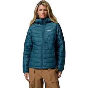 Columbia - Powder Lite II - Dames Outdoor Jack - Blauw - Lichtgewicht - Waterafstotend