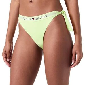 Tommy Hilfiger Dames Cheeky Side Tie Bikini Faded Lime XS, Vervaagde kalk, XS