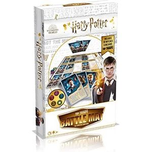 Top Trumps Harry Potter Battle Mat Het Strategische Kaartspel, Speel met Harry, Ron, Hermelien, Perkamentus, Hagrid, Sneep en Voldemort, wordt een bordspel, 2 spelers is een geweldig cadeau voor