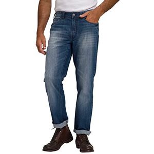 JP 1880 Heren regular jeans, blue denim, 68, Blue Denim