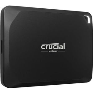 Crucial X10 Pro 2TB Draagbare External SSD - Tot 2100MB/s lezen en 2000MB/s schrijven - PC en Mac, IP55 Water- en stofbestendig USB C 3.2, Externe Solid State Drive - CT2000X10PROSSD902