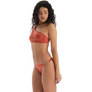 Dagi Bikinibroekje voor dames, terracotta, 36