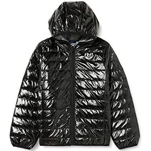 Chicco Gevoerde jas voor meisjes en meisjes, zwart., 122 cm