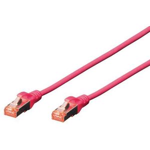 DIGITUS dk1644250r netwerkkabel S-FTP Cat.6 DOPPELT GESCHIRMT LS0H, 25 m, rood