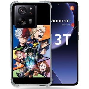 Cokitec Versterkte hoes voor Xiaomi 13T / 13T Pro Manga My Hero Academia Zwart