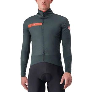 CASTELLI 4520505-303 Beta RoS JACKET HEREN jack ROVER GROEN/RED ORANJE maat M