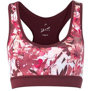 HEAD dames, Vision Graphic sport-bh koraal, donkerrood, XS ondergoed