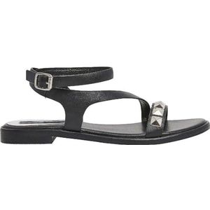 Pepe Jeans Dames Mady bandjes sandaal, zwart (zwart), 8 UK, Zwart, 42 EU