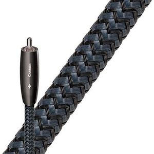 AudioQuest 0,75 m coax carbon coaxkabel (0,75 m, stekker/mannelijke connector, zwart, 75 ohm, 1 stuk)