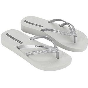 Ipanema Bossa Soft V FEM Teenslippers voor dames, grijs/zilver, 38 EU, Grey Silver, 38 EU