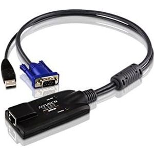 ATEN USB - VGA naar Cat5e/6 KVM-adapterkabel (CPU module), zwart