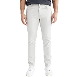 DeFacto Heren R0298AZ Shorts, Grijs, Steen