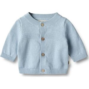 Wheat - Gebreid vest Sofus - Jongens - GOTS-gecertificeerd - Duurzaam, 1049 Blue Summer, 56