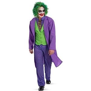 Carnival Toys Purple Crazy Clown Costume, for man (one size: M/L) in bag w/haak.