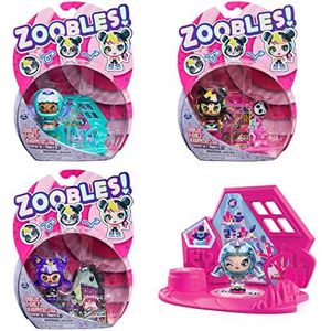 Zoobles - Z-Girlz transformerend actiefiguur en Happitat-accessoire - stijlen kunnen verschillen