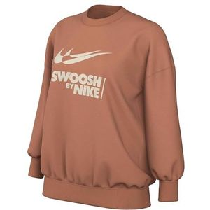 Nike - Dames Sweatshirt - Oversized - Geborstelde Fleece
