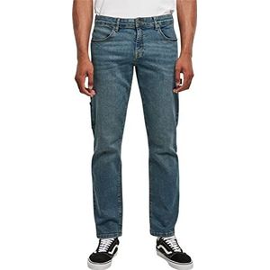 Urban Classics Herren Hose Carpenter Back Jeans sand destroyed washed 32