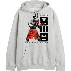 cotton division Herentrui met capuchon, Grijs Melange, S