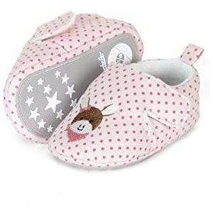 Sterntaler Babykruipschoen voor meisjes, Emmi Girl platte slippers, roze, 16 EU