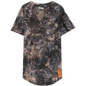 Sixth June Casual mini-T-shirt-jurk voor dames, Gris Fonce, M