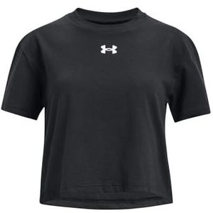 Under Armour Crop Sportstyle Logo T-shirt met korte mouwen voor meisjes