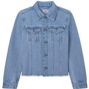 Pepe Jeans ISA Jeansjack voor meisjes en meisjes, Blauw (Denim), 4 jaar