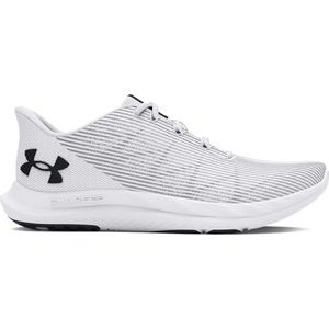 Under Armour Heren UA Charged Speed Swift Sneaker, Wit Mod Grijs Zwart, 50.5 EU