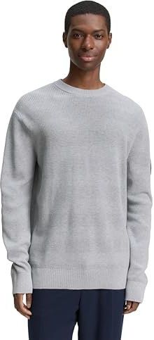 Regular fit pullover van puur katoen