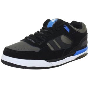 Globe Viper GBVIPER Sportieve sneakers voor volwassenen, uniseks, zwart zwart zwart houtskool cyaan 10920, 47 EU