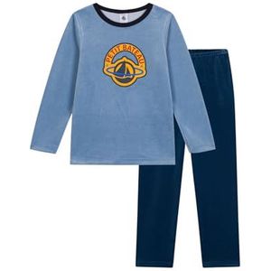 Petit Bateau Pyjama met lange mouwen voor jongens, Incognito/Strand, 5 jaar