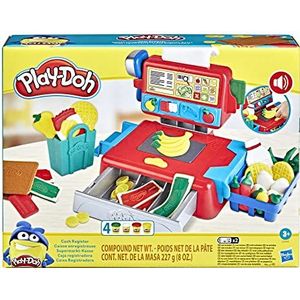 Play-Doh-kassa, speelgoed met 4 niet-giftige Play-Doh kleuren