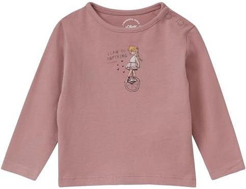 T-shirt - Zacht Katoenen Shirt - Lange Mouwen - Glitterprint