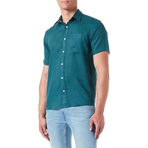 s.Oliver Overhemd voor heren, korte mouwen, Groen, 3XL