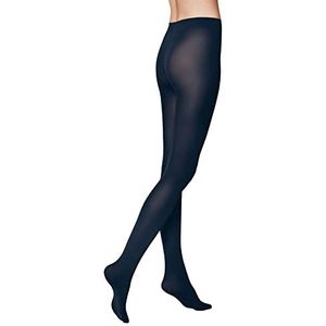 KUNERT Dames panty Velvet 80 ondoorzichtig mat 80 DEN, Marine 0880, 38/40