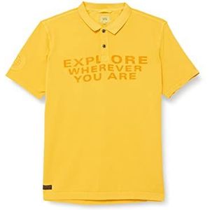 Camel Active - Polo Shortsleeve - Geel - Heren
