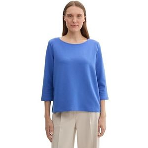 BE PART - T-shirt - Strepenstructuur - Ronde Hals - Katoen-Polyester Mix