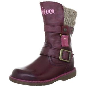 s.Oliver Casual 5-5-36431-29 meisjeslaarzen, Rot Berry 524, 29 EU