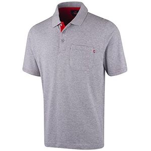 Lee Cooper Heren Lee Cooper Piqué poloshirt voor heren, grijs gemêleerd, XXL
