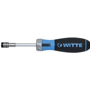 Witte Pro Bitdrive Ratchet schroevendraaier met ratel (met bitmagazijn, Torx T10-40, snelwissel-bithouder) 468022000