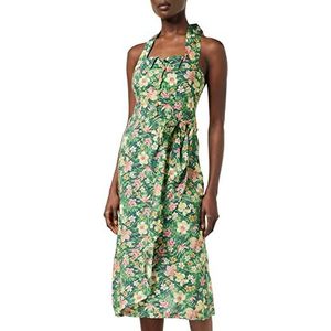 Queen Kerosin Tropic damesjurk, groen, XXL