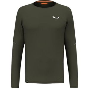 SALEWA - Pedroc Dry Long Sleeve Tee - T-shirt - Zwart - Gerecycled Polyester