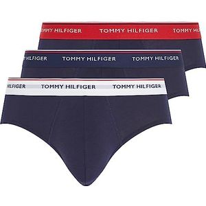 Tommy Hilfiger heren slip 3p brief, Veelkleurig (Multi / Pauw 904), S