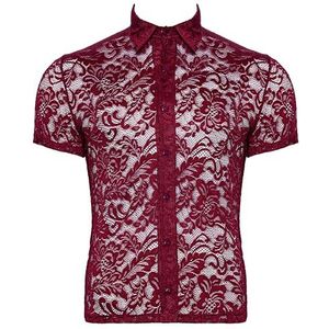 Svenjoyment Shirt voor heren Donkerrood L